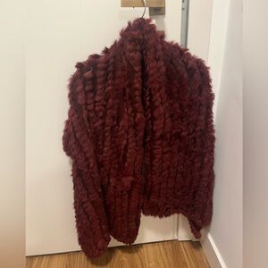 Rabbit Fur Shawl